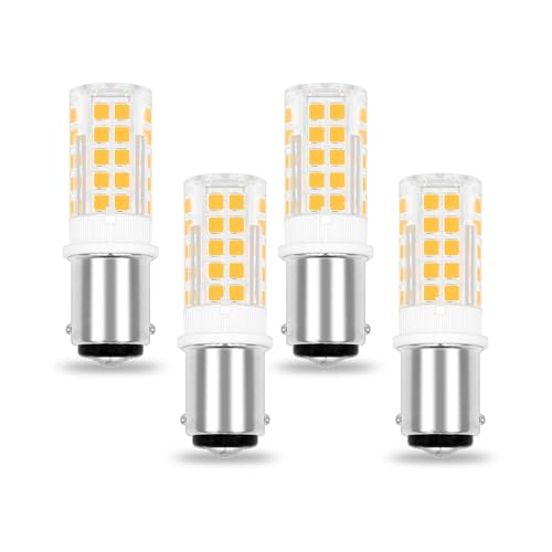 XIMNCHNI B15D LED Lampen 230V Warmweiß 3000K Glühbirne 3W Entspricht 25W-30W Halogenbirnen 290LM Nicht Dimmbar Leuchtmittel Für Nähmaschinen Stehlampe,4er Pack von XIMNCHNI