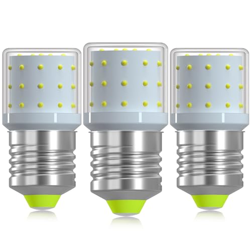 XIMNCHNI E27 LED Lampe, 6W 800LM Edison LED Glühbirne E27 Ersatz 60W Halogenlampe Kleine LED Klar Hell Kaltweiß 6000K AC100-265V Nicht Dimmbar Leuchtmittel für Schlafzimmer Wohnzimmer,3er-Pack von XIMNCHNI