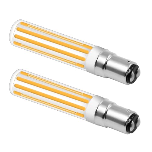 XIMNCHNI B15D LED Lampe Dimmbar Ersetzt 100W Glühbirnen Warmweiß 2700K Bajonett Doppelkontakt Sockel - 2er Stück [MEHRWEG] von XIMNCHNI