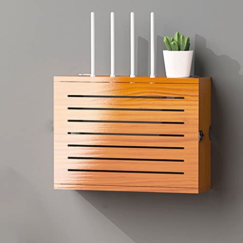 XINBALOVE WLAN-Router-Aufbewahrungsboxen, Storage Boxes WLAN-Router Aufbewahrungsbox WiFi-Rack Wanddekoration dekorative Box Rack -A|| Teak Color XINBALOVE WLAN-Router-Aufbewahrungsboxen, Storage Boxes WLAN-Router Aufbewahrungsbox WiFi-Rack Wanddekoration dekorative Box Rack -A|| Teak Color von XINBALOVE