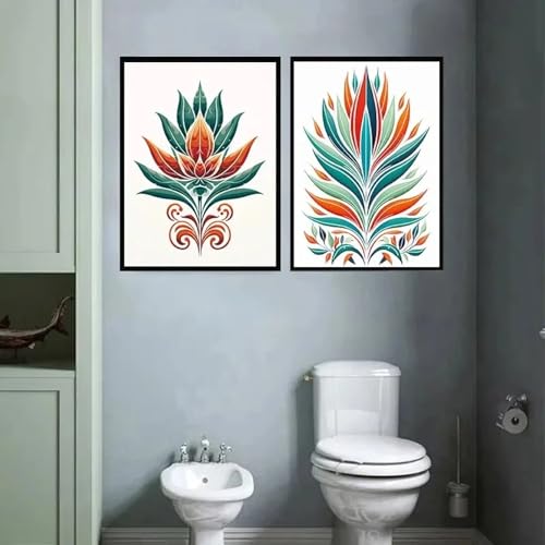 XINBAO Red Flowers Green Leaves Posters Decor Painting Abstract Art Decor Home Decorations Home Decor Interior Canvas Printing 70x100cmx2 Withframe XINBAO Red Flowers Green Leaves Posters Decor Painting Abstract Art Decor Home Decorations Home Decor Interior Canvas Printing 70x100cmx2 Withframe von XINBAO
