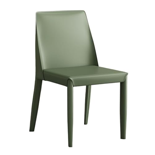 Moderner Esszimmerstuhl mit ergonomischem Design und wasserdichtem Leder – ideal für Zuhause und Büro (Bohnengrün) von XINCHANG