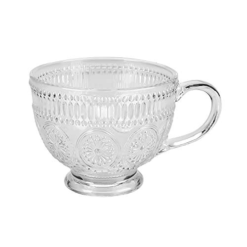 Kaffeeglas Vintage Kaffeetasse mit Griff Robust Glastasse Transparent Milchbecher Langlebig Teeglas Bürotasse Frühstückstasse Wasserglas Milchglas Bleifrei Kristallglas Trinkbecher für Latte Tee Milch Kaffeeglas Vintage Kaffeetasse mit Griff Robust Glastasse Transparent Milchbecher Langlebig Teeglas Bürotasse Frühstückstasse Wasserglas Milchglas Bleifrei Kristallglas Trinkbecher für Latte Tee Milch von XINCHI