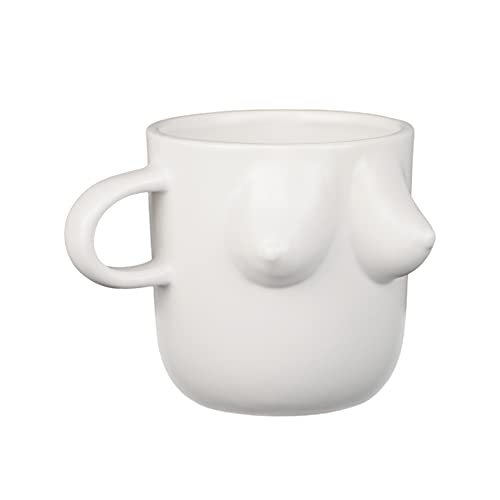 Keramik-Tasse Körperkunst Brustbecher Sexy Titten-Tasse Kreativ Kaffeetasse mit Brüsten von XINCHI
