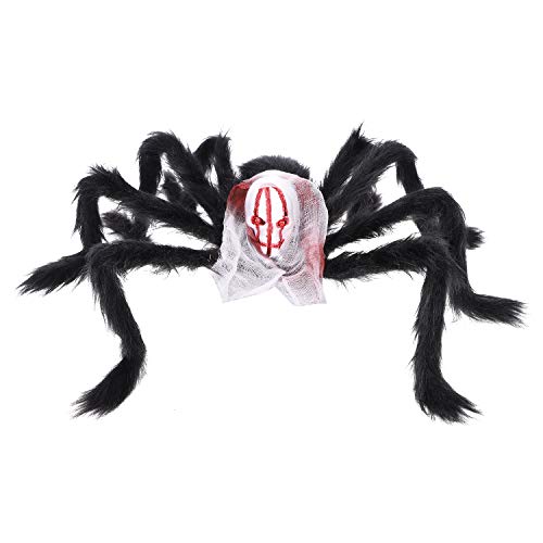 Pelzige Spinne mit gruseligem Gesicht Halloween Dekoration Realistische Plüschspinnen Lebensechte Spinne Requisiten Horror Deko Partydeko Spinnenfigur Für Halloween Narrentag Spukhaus Club 50 * 40cm Pelzige Spinne mit gruseligem Gesicht Halloween Dekoration Realistische Plüschspinnen Lebensechte Spinne Requisiten Horror Deko Partydeko Spinnenfigur Für Halloween Narrentag Spukhaus Club 50 * 40cm von XINCHI