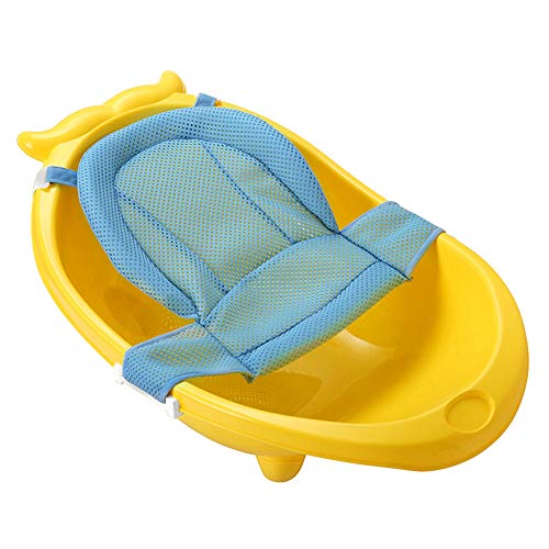 Badewannenmatte Baby Badewannenkissen Faltbar Babywannensitz Neugeborene Babywannennetz rutschfest Badewanneneinlage Ergonomisch Badewanneneinsatz Verstellbar Antirutschmatte Badewanne Duschmatte von XINCHIUK