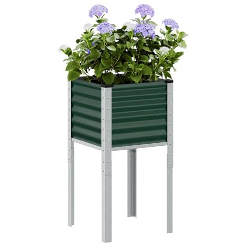 Pflanzkübel, blumenkasten Balkon hochbeet Garten gemüsebeet kräuterbeet Geeignet für terrasse Balkon Garten Hof Grün 45x45x88 cm Stahl Pflanzkübel, blumenkasten Balkon hochbeet Garten gemüsebeet kräuterbeet Geeignet für terrasse Balkon Garten Hof Grün 45x45x88 cm Stahl von XINCXIN