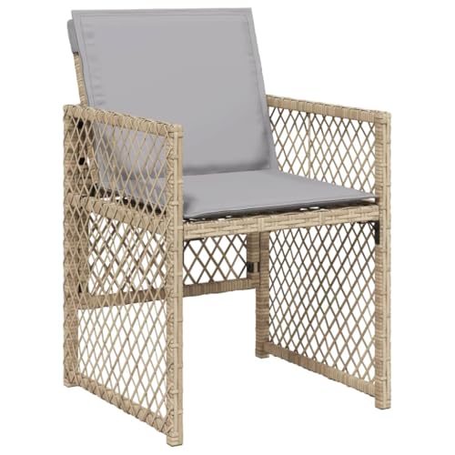 XINCXIN 17-TLG. Garten-Essgruppe, Gartenmöbel Set Terassenmöbel Außen Outdoor Furniture Garten Möbel Geeignet für Deck Hinterhof Teich Balkon mit Kissen Beigemischung Poly Rattan XINCXIN 17-TLG. Garten-Essgruppe, Gartenmöbel Set Terassenmöbel Außen Outdoor Furniture Garten Möbel Geeignet für Deck Hinterhof Teich Balkon mit Kissen Beigemischung Poly Rattan von XINCXIN