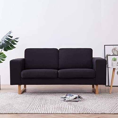 XINCXIN 2-Sitzer-Sofa Stoff Schwarz, Gästesofa, Günstig gästesofa Sofas, Wohnzimmer Sofa bodensofa, Platzsparende schlafcouch, Geeignet für Living Rooms Bedrooms Attics 0ffice XINCXIN 2-Sitzer-Sofa Stoff Schwarz, Gästesofa, Günstig gästesofa Sofas, Wohnzimmer Sofa bodensofa, Platzsparende schlafcouch, Geeignet für Living Rooms Bedrooms Attics 0ffice von XINCXIN