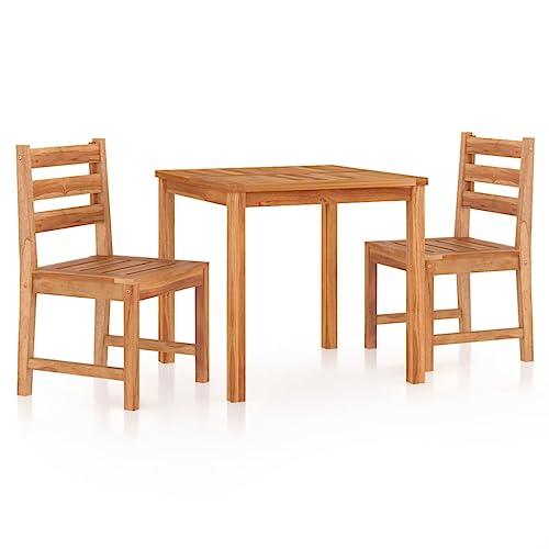 XINCXIN 3-TLG. Garten-Essgruppe, Garten Möbel Terassenmöbel Außen Outdoor Furniture Gartenmöbel Set Geeignet für Deck Teich Balkon Hinterhof Massivholz Teak XINCXIN 3-TLG. Garten-Essgruppe, Garten Möbel Terassenmöbel Außen Outdoor Furniture Gartenmöbel Set Geeignet für Deck Teich Balkon Hinterhof Massivholz Teak von XINCXIN
