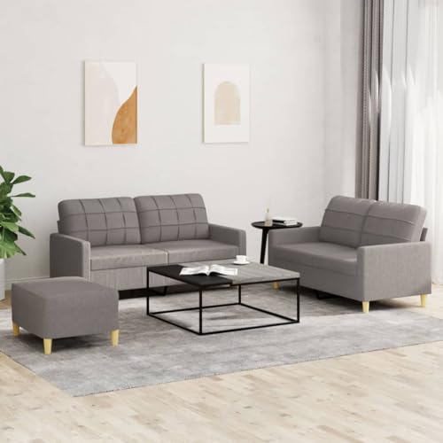 XINCXIN 3-TLG. Sofagarnitur, Platzsparende schlafcouch, Gästesofa Sofa Set, Wohnzimmer Sofa bodensofa, Günstig gästesofa Sofas, Geeignet für Bedrooms Attics Living Rooms Study mit Kissen Taupe Stoff XINCXIN 3-TLG. Sofagarnitur, Platzsparende schlafcouch, Gästesofa Sofa Set, Wohnzimmer Sofa bodensofa, Günstig gästesofa Sofas, Geeignet für Bedrooms Attics Living Rooms Study mit Kissen Taupe Stoff von XINCXIN