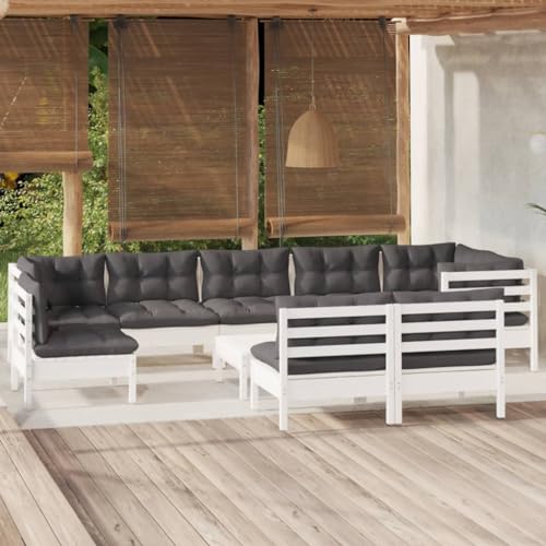 XINCXIN 6-TLG. Garten-Lounge-Set, Gartenmöbel Set Garten Möbel Terassenmöbel Außen Outdoor Furniture Geeignet für Deck Balkon Teich Hinterhof mit Auflagen Poly Rattan Braun von XINCXIN