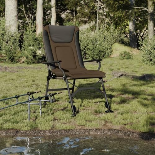 XINCXIN Angelstuhl, Gartenstühle Chair Terrassenstühle Stuhl Geeignet für Garden Balcony Terrace Pool mit Armlehnen Klappbar Taupe von XINCXIN