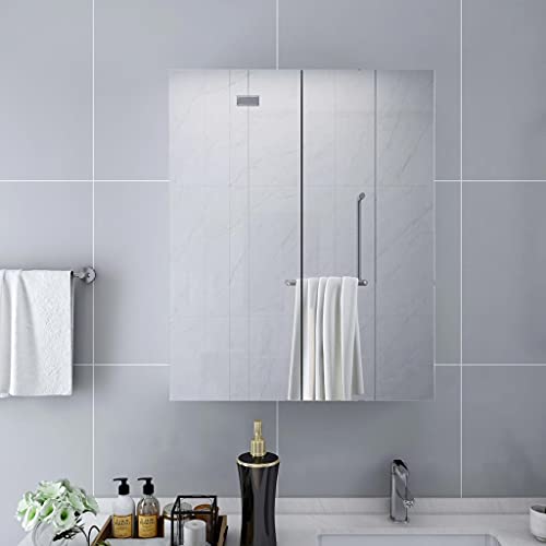 XINCXIN Bad-Spiegelschrank, badezimmerunterschrank Badezimmer möbel unterschrank waschbecken waschtischunterschrank Weiß 60x15x75 cm MDF von XINCXIN