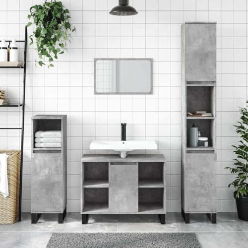 XINCXIN Badschrank, badezimmerunterschrank unterschrank waschbecken badmöbel waschtischunterschrank 40x27x190 cm Eisen und Massivholz Akazie XINCXIN Badschrank, badezimmerunterschrank unterschrank waschbecken badmöbel waschtischunterschrank 40x27x190 cm Eisen und Massivholz Akazie von XINCXIN