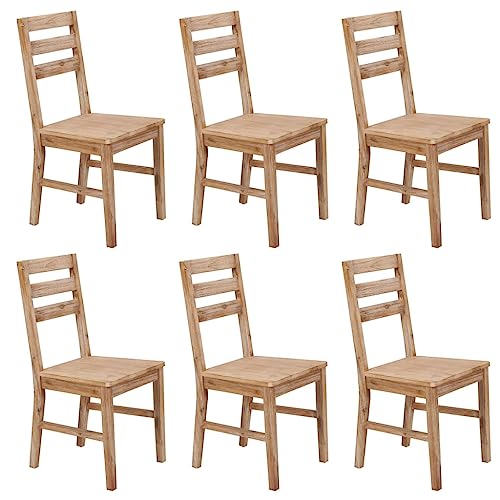 XINCXIN Esszimmerstühle 6 STK., Stuhl Esszimmerstuhl Esstisch Stühle Dining Chair Geeignet für Restaurant Esszimmer Balkon Küche Akazie Massivholz XINCXIN Esszimmerstühle 6 STK., Stuhl Esszimmerstuhl Esstisch Stühle Dining Chair Geeignet für Restaurant Esszimmer Balkon Küche Akazie Massivholz von XINCXIN