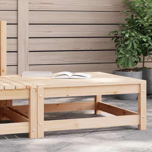 XINCXIN Gartenhocker, Garden Furniture Balkon Couch korbsessel Outdoor gartensessel Geeignet für Garden patios Yard Balconies 70x70x30 cm Massivholz Kiefer von XINCXIN