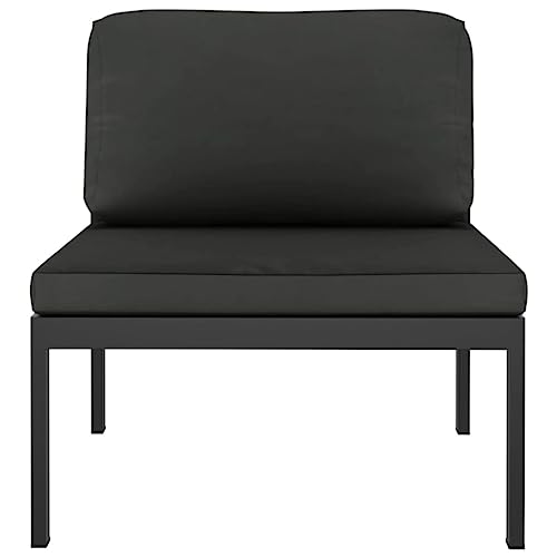 XINCXIN Gartensofa 2-Sitzer, Gartenmöbel Set Terassenmöbel Außen Garten Möbel Outdoor Furniture Geeignet für Teich Deck Hinterhof Balkon mit Kissen Aluminium Anthrazit XINCXIN Gartensofa 2-Sitzer, Gartenmöbel Set Terassenmöbel Außen Garten Möbel Outdoor Furniture Geeignet für Teich Deck Hinterhof Balkon mit Kissen Aluminium Anthrazit von XINCXIN