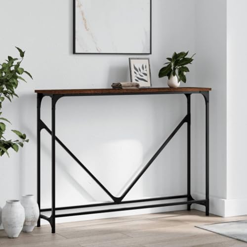 XINCXIN Konsolentisch, Aesthetic Room Decor Sofa Tisch Coffee Table Sideboard Braun Eichen-Optik 102x22,5x75 cm Holzwerkstoff XINCXIN Konsolentisch, Aesthetic Room Decor Sofa Tisch Coffee Table Sideboard Braun Eichen-Optik 102x22,5x75 cm Holzwerkstoff von XINCXIN