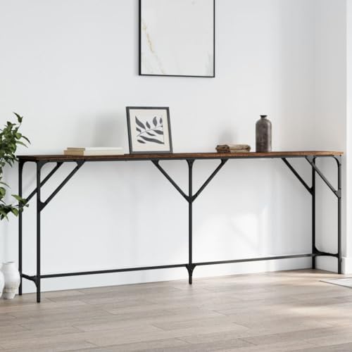 XINCXIN Konsolentisch, Aesthetic Room Decor beistelltische fürs Wohnzimmer Sideboard Sofa Tisch Braun Eichen-Optik 200x29x75 cm Holzwerkstoff XINCXIN Konsolentisch, Aesthetic Room Decor beistelltische fürs Wohnzimmer Sideboard Sofa Tisch Braun Eichen-Optik 200x29x75 cm Holzwerkstoff von XINCXIN