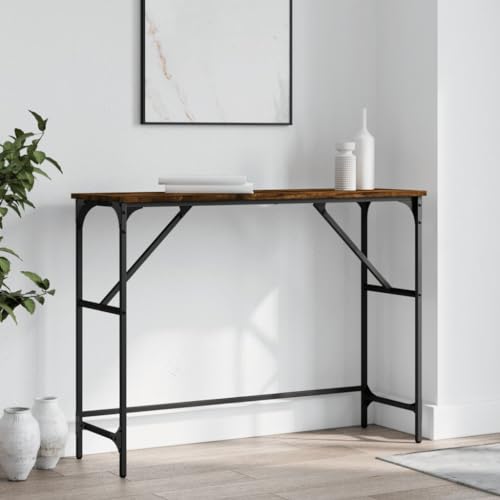 XINCXIN Konsolentisch, Aesthetic Room Decor beistelltische fürs Wohnzimmer Sideboard Sofa Tisch Räuchereiche 100x32x75 cm Holzwerkstoff von XINCXIN