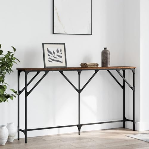 XINCXIN Konsolentisch, Coffee Table Sideboard Aesthetic Room Decor beistelltische fürs Wohnzimmer Braun Eichen-Optik 140x23x75 cm Holzwerkstoff XINCXIN Konsolentisch, Coffee Table Sideboard Aesthetic Room Decor beistelltische fürs Wohnzimmer Braun Eichen-Optik 140x23x75 cm Holzwerkstoff von XINCXIN
