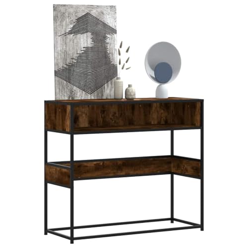 XINCXIN Konsolentisch, Coffee Table beistelltische fürs Wohnzimmer Sideboard Aesthetic Room Decor Räuchereiche 90x35x80 cm Holzwerkstoff von XINCXIN