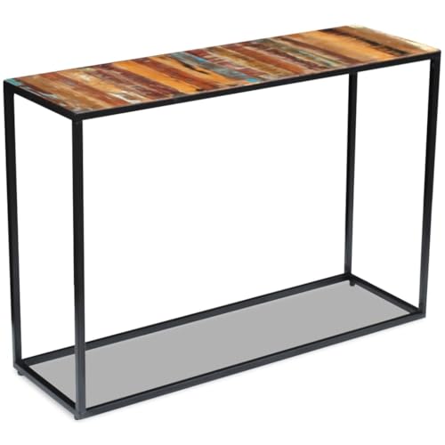 XINCXIN Konsolentisch, Sideboard Aesthetic Room Decor beistelltische fürs Wohnzimmer Coffee Table Altholz 110x35x76 cm von XINCXIN