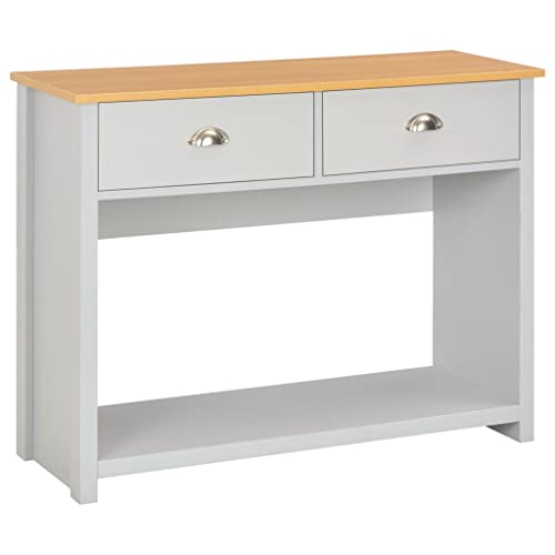 XINCXIN Konsolentisch, Sideboard Coffee Table Aesthetic Room Decor Sofa Tisch Grau 97x35x76 cm von XINCXIN