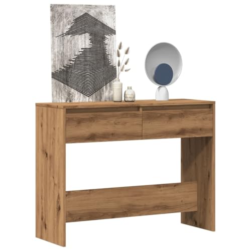 XINCXIN Konsolentisch, Sofa Tisch Sideboard Coffee Table beistelltische fürs Wohnzimmer Artisan-Eiche 100x35x76,5 cm Holzwerkstoff von XINCXIN