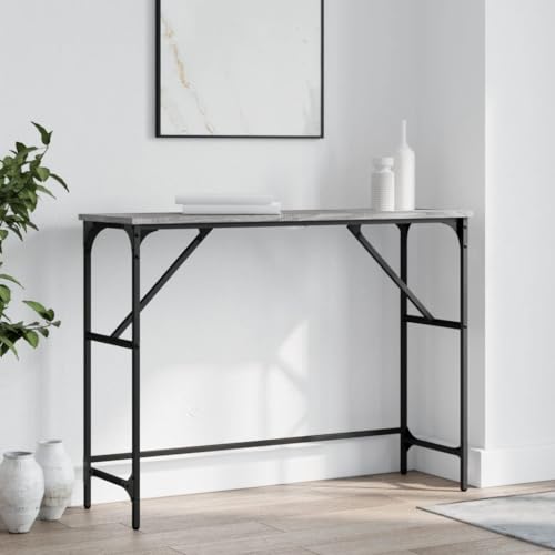 XINCXIN Konsolentisch, Sofa Tisch Sideboard Coffee Table beistelltische fürs Wohnzimmer Grau Sonoma 100x32x75 cm Holzwerkstoff XINCXIN Konsolentisch, Sofa Tisch Sideboard Coffee Table beistelltische fürs Wohnzimmer Grau Sonoma 100x32x75 cm Holzwerkstoff von XINCXIN