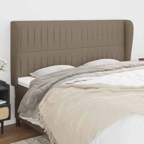 XINCXIN Kopfteil, Bett kopfteil wandpolster Bett schlafzimmermöbel modern headboard for Bed mit Ohren Taupe 183x23x118/128 cm Stoff XINCXIN Kopfteil, Bett kopfteil wandpolster Bett schlafzimmermöbel modern headboard for Bed mit Ohren Taupe 183x23x118/128 cm Stoff von XINCXIN