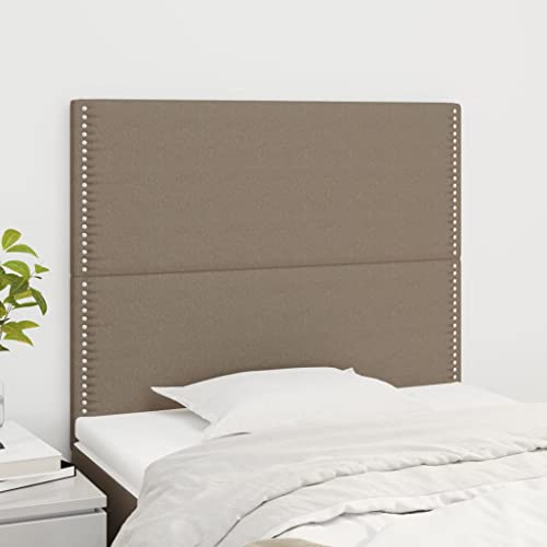 XINCXIN Kopfteil, headboard for Bed schlafzimmermöbel modern wandpolster Bett Bett kopfteil e 2 STK. Taupe 80x5x78/88 cm Stoff XINCXIN Kopfteil, headboard for Bed schlafzimmermöbel modern wandpolster Bett Bett kopfteil e 2 STK. Taupe 80x5x78/88 cm Stoff von XINCXIN
