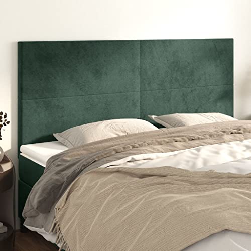 XINCXIN Kopfteil, schlafzimmermöbel modern headboard for Bed Bett kopfteil wandkissen wandpolster e 4 STK. Dunkelgrün 90x5x78/88 cm Samt XINCXIN Kopfteil, schlafzimmermöbel modern headboard for Bed Bett kopfteil wandkissen wandpolster e 4 STK. Dunkelgrün 90x5x78/88 cm Samt von XINCXIN