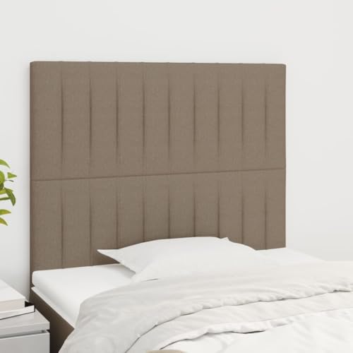 XINCXIN Kopfteil, schlafzimmermöbel modern headboard for Bed wandpolster Bett Bett kopfteil e 2 STK. Taupe 90x5x78/88 cm Stoff von XINCXIN