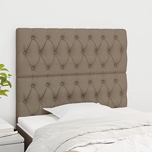 XINCXIN Kopfteil, wandkissen wandpolster Bett kopfteil headboard for Bed schlafzimmermöbel modern e 2 STK. Taupe 90x7x78/88 cm Stoff XINCXIN Kopfteil, wandkissen wandpolster Bett kopfteil headboard for Bed schlafzimmermöbel modern e 2 STK. Taupe 90x7x78/88 cm Stoff von XINCXIN