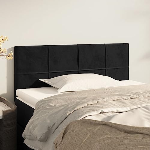 XINCXIN Kopfteil, wandkissen wandpolster schlafzimmermöbel modern Bett kopfteil wandpolster Bett Schwarz 100x5x78/88 cm Samt XINCXIN Kopfteil, wandkissen wandpolster schlafzimmermöbel modern Bett kopfteil wandpolster Bett Schwarz 100x5x78/88 cm Samt von XINCXIN