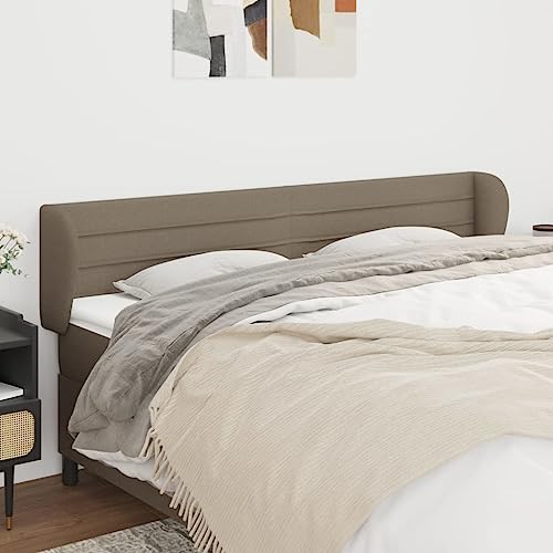 XINCXIN Kopfteil, wandpolster Bett headboard for Bed schlafzimmermöbel modern wandkissen wandpolster mit Ohren Taupe 183x23x78/88 cm Stoff XINCXIN Kopfteil, wandpolster Bett headboard for Bed schlafzimmermöbel modern wandkissen wandpolster mit Ohren Taupe 183x23x78/88 cm Stoff von XINCXIN