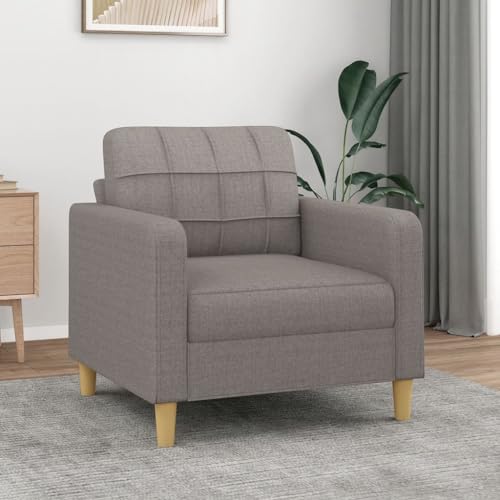 XINCXIN Sofasessel, Gästesofa Sofa Set, Platzsparende schlafcouch, Günstig gästesofa Sofas, Wohnzimmer Sofa bodensofa, Geeignet für Attics Apartments Bedrooms Study Taupe 60 cm Stoff von XINCXIN