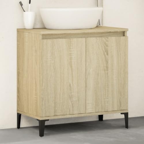 XINCXIN Waschbeckenunterschrank, Badezimmer möbel badmöbel waschtischunterschrank unterschrank waschbecken Sonoma-Eiche 58x33x60 cm Holzwerkstoff XINCXIN Waschbeckenunterschrank, Badezimmer möbel badmöbel waschtischunterschrank unterschrank waschbecken Sonoma-Eiche 58x33x60 cm Holzwerkstoff von XINCXIN