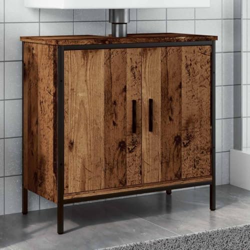 XINCXIN Waschbeckenunterschrank, Badezimmer möbel waschtischunterschrank badmöbel badezimmerunterschrank Altholz-Optik 60x30x60 cm Holzwerkstoff XINCXIN Waschbeckenunterschrank, Badezimmer möbel waschtischunterschrank badmöbel badezimmerunterschrank Altholz-Optik 60x30x60 cm Holzwerkstoff von XINCXIN