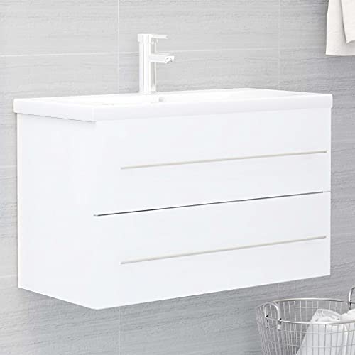 XINCXIN Waschbeckenunterschrank, badezimmerunterschrank Badezimmer möbel unterschrank waschbecken badmöbel mit Einbaubecken Weiß Holzwerkstoff XINCXIN Waschbeckenunterschrank, badezimmerunterschrank Badezimmer möbel unterschrank waschbecken badmöbel mit Einbaubecken Weiß Holzwerkstoff von XINCXIN