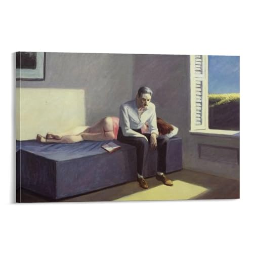 XINDIMAMA Kunstdruck auf Leinwand, Motiv: Excursion Into Philosophy von Edward Hopper, modernes Familiendekor, Poster, 12 Stück von XINDIMAMA