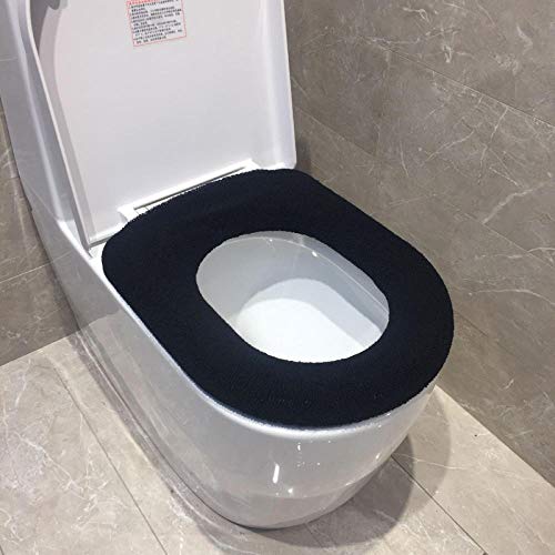 XINDUO Waschbar Dicker Toilettensitzabdeckung,Universeller Dicker Plüsch-Toilettensitz schwarz,Waschbar Wc-Sitz Pad XINDUO Waschbar Dicker Toilettensitzabdeckung,Universeller Dicker Plüsch-Toilettensitz schwarz,Waschbar Wc-Sitz Pad von XINDUO