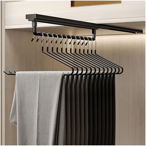 XINFAPAI Kleiderbügelauszug Ausziehbar, Platzsparend Garderobenschrank Hosenbügel, Multifunktion Hosenhalter, Verstellbarer Kleiderschrank Teleskopstange,30cm XINFAPAI Kleiderbügelauszug Ausziehbar, Platzsparend Garderobenschrank Hosenbügel, Multifunktion Hosenhalter, Verstellbarer Kleiderschrank Teleskopstange,30cm von XINFAPAI