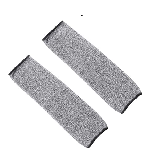 1 Paar Level 5 Sicherheitsmanschetten Schnittfeste Armschutzhandschuhe Schnittfeste Armschienen Schutz Atmungsaktive Schutzhandschuhe for den Haushalt for Metzgerfleischschneiden Austernschälen Küchen von XINFULI