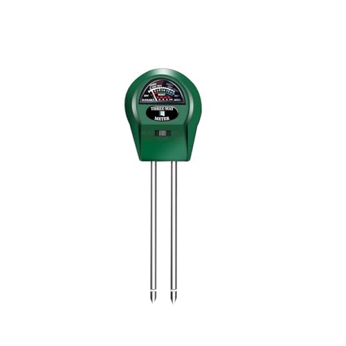 3 In1 Feuchtigkeit Sonnenlicht PH Meter Boden Wasser Säure Feuchtigkeit Licht PH Test Garten Pflanzen Blumen Feucht Tester für Hydrokultur von XINFULI