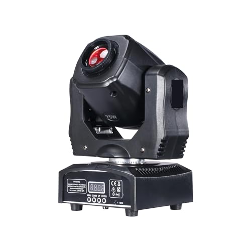 75 W LED Spot Moving Head Licht 65 W DJ Strahl Lichter Spot Licht Mit Gobo & Farbe Rad Disco DJs Equipmentnt Hell & Weit(3pcs) von XINFULI