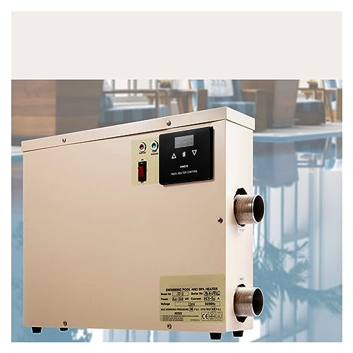 Elektrische Poolheizung, 11KW elektrischer digitaler Warmwasserbereiter, Thermostat, Schwimmbadheizung, SPA, Whirlpool, Badheizung, einstellbare Temperatur,Trockenbrandschutz Elektrische Poolheizung, 11KW elektrischer digitaler Warmwasserbereiter, Thermostat, Schwimmbadheizung, SPA, Whirlpool, Badheizung, einstellbare Temperatur,Trockenbrandschutz von XINFULI