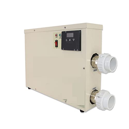 Elektrische Poolheizung, 7,5 kW elektrischer digitaler Thermostat -Schwimmbadheizung SPA Heißwasser Spa konstante Temperatur Elektrische Heizgeräte,Trockenbrandschutz Elektrische Poolheizung, 7,5 kW elektrischer digitaler Thermostat -Schwimmbadheizung SPA Heißwasser Spa konstante Temperatur Elektrische Heizgeräte,Trockenbrandschutz von XINFULI